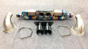 EXHAUST CATBACK MUFFLER for Porsche 911 992 GT3RS 2019+

Set includes:

X-Pipe
Valved Bypass Muffler
Exhaust Tips
Material: Titanium (Can be made of Stainless Steel)

Production time: 10–15 days

Why “Contact Us for Pricing”?
We don’t display fixed prices because our goal is to offer you the most competitive deal possible. Product costs often decrease over time, and by requesting a quote, you’ll receive our most up-to-date price on market.

FEATURES:

Engineered through digital prototyping using advanced 3D