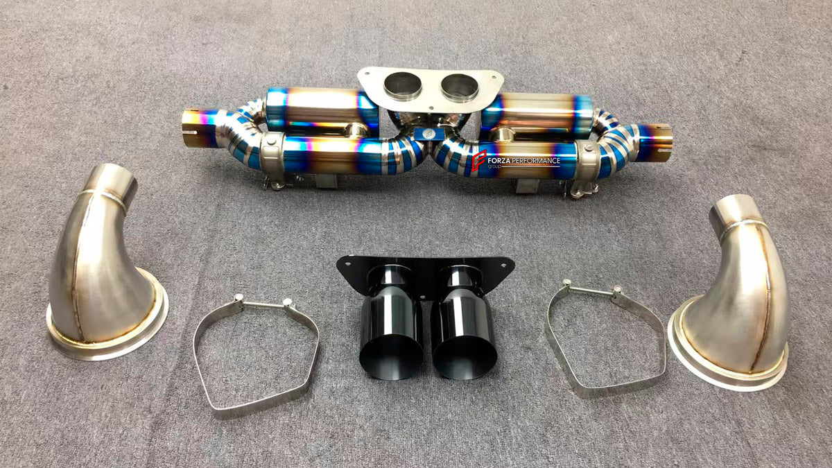 EXHAUST CATBACK MUFFLER for Porsche 911 992 GT3RS 2019+

Set includes:

X-Pipe
Valved Bypass Muffler
Exhaust Tips
Material: Titanium (Can be made of Stainless Steel)

Production time: 10–15 days

Why “Contact Us for Pricing”?
We don’t display fixed prices because our goal is to offer you the most competitive deal possible. Product costs often decrease over time, and by requesting a quote, you’ll receive our most up-to-date price on market.

FEATURES:

Engineered through digital prototyping using advanced 3D