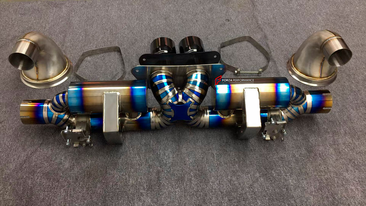 EXHAUST CATBACK MUFFLER for Porsche 911 992 GT3RS 2019+

Set includes:

X-Pipe
Valved Bypass Muffler
Exhaust Tips
Material: Titanium (Can be made of Stainless Steel)

Production time: 10–15 days

Why “Contact Us for Pricing”?
We don’t display fixed prices because our goal is to offer you the most competitive deal possible. Product costs often decrease over time, and by requesting a quote, you’ll receive our most up-to-date price on market.

FEATURES:

Engineered through digital prototyping using advanced 3D