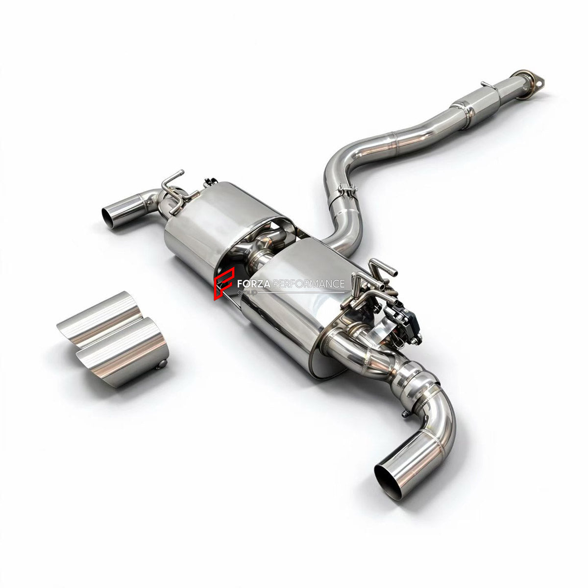 EXHAUST SYSTEM for TOYOTA GR YARIS XP210 FACELIFT 2024+ FORZA PERFORMANCE custom fit RES

Set includes:

Mid Pipe
Valved Bypass Muffler
Exhaust Tips
Material: Stainless Steel (Can be made of Titanium)

Production time: 10–15 days