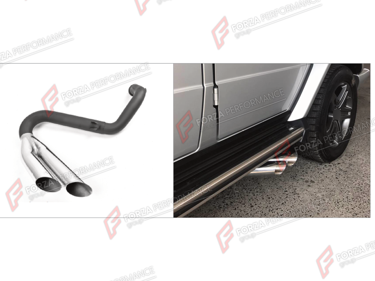 EXHAUST CATBACK MUFFLER for Mercedes-Benz G-Class W463 G350D 2008 - 2016

Set includes:

Exhaust Tips
Material: Stainless Steel (Can be made of Titanium)

Production time: 10–15 days

Why “Contact Us for Pricing”?
We don’t display fixed prices because our goal is to offer you the most competitive deal possible. Product costs often decrease over time, and by requesting a quote, you’ll receive our most up-to-date price on market.

FEATURES:

Engineered through digital prototyping using advanced 3D CAD softwar