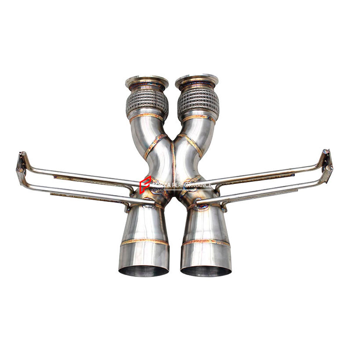 EXHAUST X PIPE for LAMBORGHINI TEMERARIO 4.0T 2025 + FORZA PERFORMANCE Custom Fit

Set includes:

X Pipe
Material: Stainless Steel (Can be made of Titanium)

Production time: 10-15 days