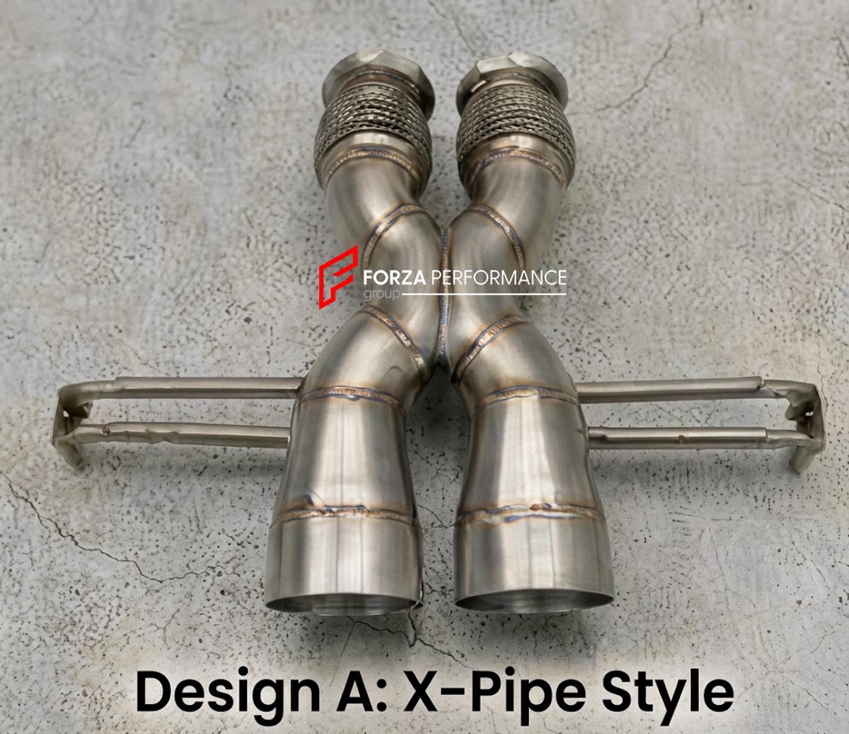 EXHAUST X PIPE for LAMBORGHINI TEMERARIO 4.0T 2025 + FORZA PERFORMANCE Custom Fit

Set includes:

X Pipe
Material: Stainless Steel (Can be made of Titanium)

Production time: 10-15 days