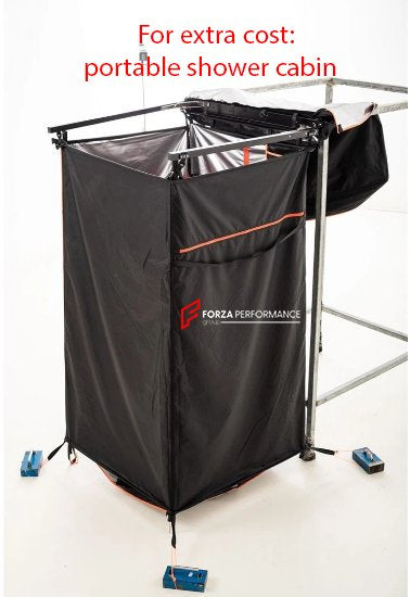 VEHICLE-MOUNTED CAMPING SHELTER AND ROOFTOP TENT INSTALLATION HARDWARE