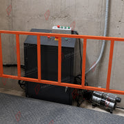 F-VTS Four-Post Car Elevator - Guided Vehicle Transport System - aparcamiento de coches / système de stationnement