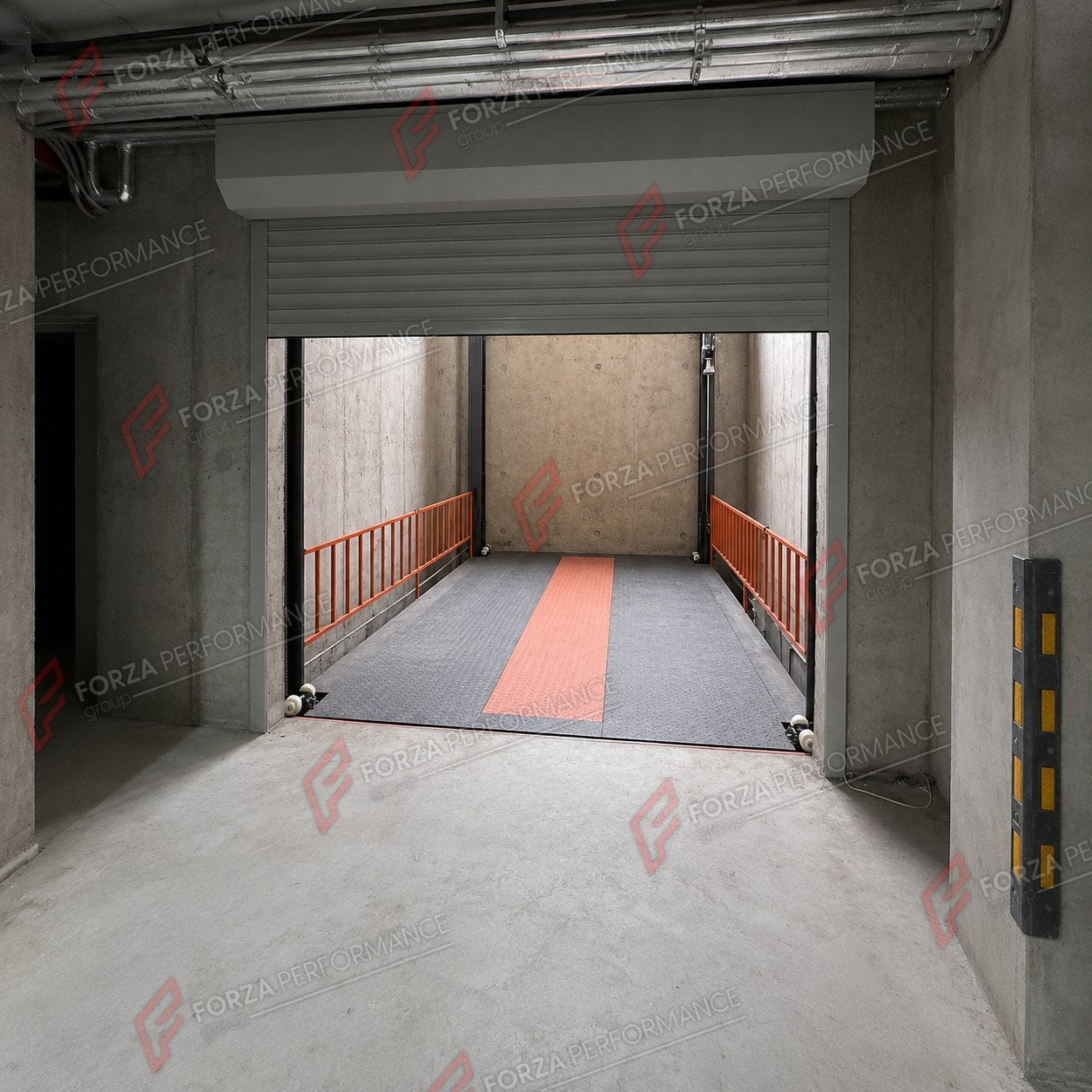 F-VTS Four-Post Car Elevator - Guided Vehicle Transport System - apilador de coches / parking pour voiture