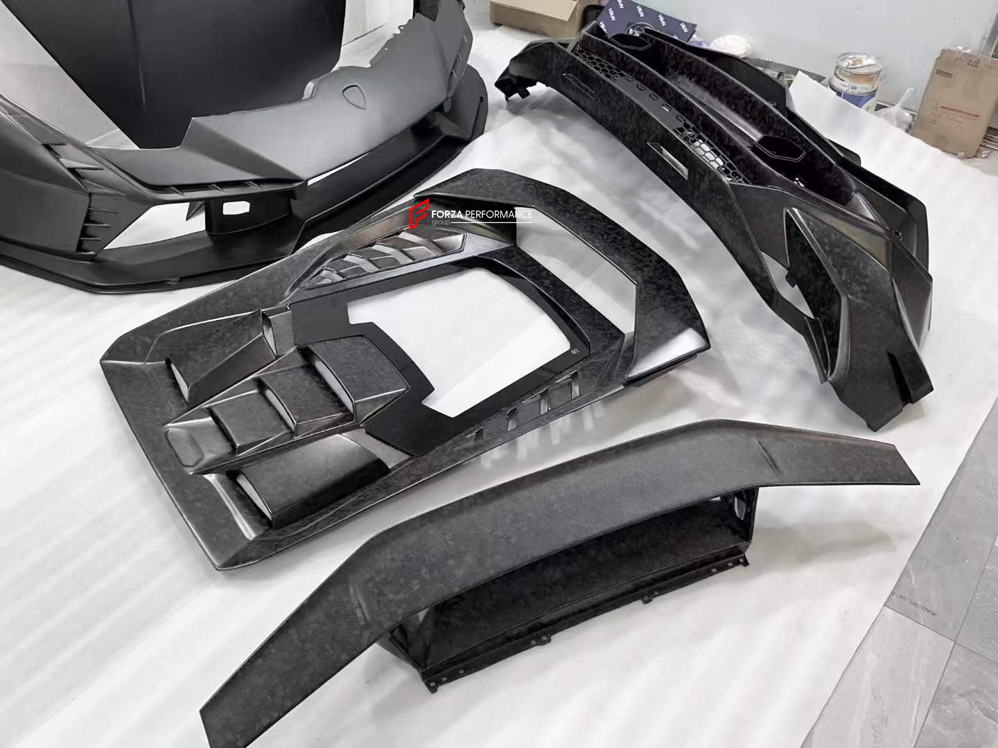 CONVERSION DRY BODY KIT FOR LAMBORGHINI HURACAN LP580 LP610 LP640 EVO UPGRADE TO HURACAN TECNICA