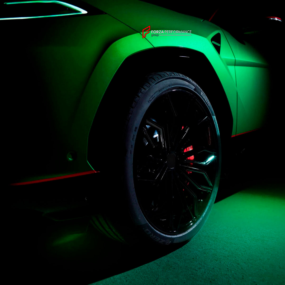Fender Flares for Lamborghini Urus SE 2018+
Set includes:

Front Fender Flares
Rear Fender Flares
Material: Plastic

NOTE: Professional installation is required.