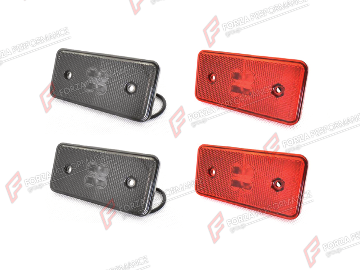 FENDER FLARES SIDE MARKER SIGNAL LIGHTS for MERCEDES-BENZ G-CLASS W463 2008 - 2018

Set includes:
Fender Flares Side Marker Signal Lights

Material: Plastic

NOTE: Professional installation is required.
