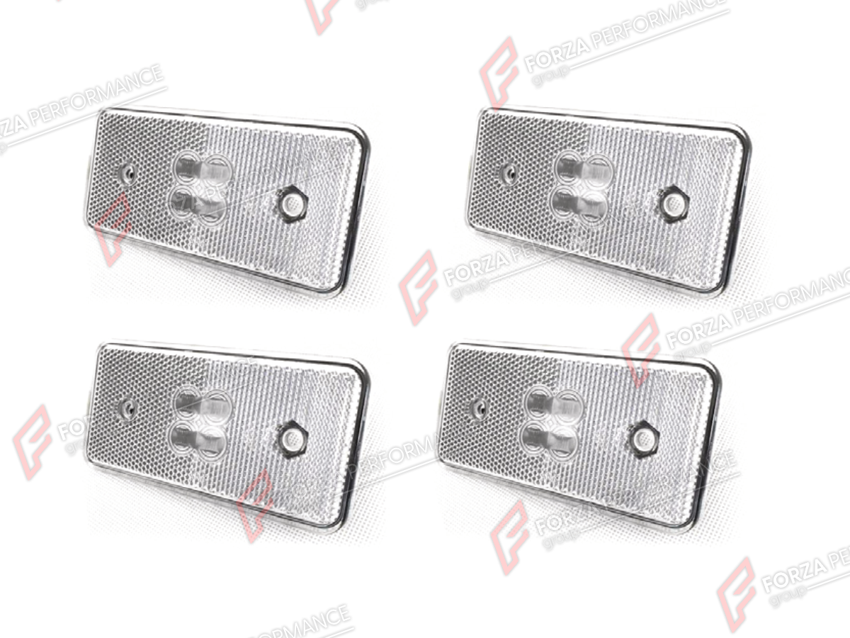 FENDER FLARES SIDE MARKER SIGNAL LIGHTS for MERCEDES-BENZ G-CLASS W463 2008 - 2018

Set includes:
Fender Flares Side Marker Signal Lights

Material: Plastic

NOTE: Professional installation is required.