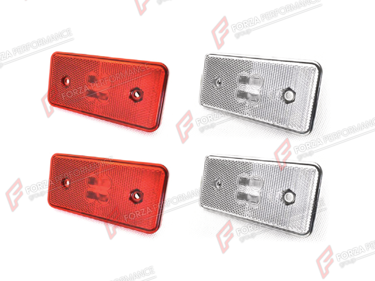 FENDER FLARES SIDE MARKER SIGNAL LIGHTS for MERCEDES-BENZ G-CLASS W463 2008 - 2018

Set includes:
Fender Flares Side Marker Signal Lights

Material: Plastic

NOTE: Professional installation is required.