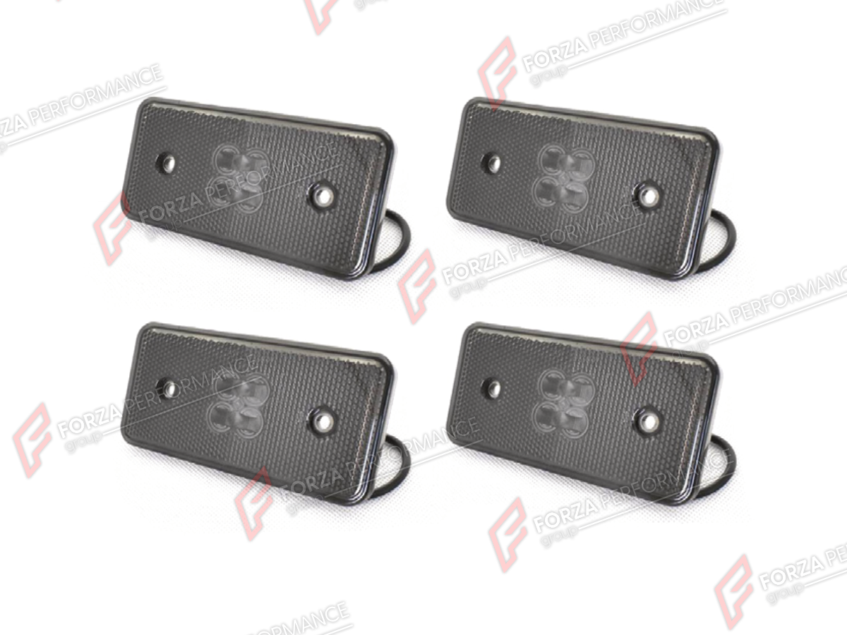 FENDER FLARES SIDE MARKER SIGNAL LIGHTS for MERCEDES-BENZ G-CLASS W463 2008 - 2018

Set includes:
Fender Flares Side Marker Signal Lights

Material: Plastic

NOTE: Professional installation is required.