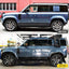 FENDER FLARES WITH LED LIGHTS for LAND ROVER DEFENDER 110 L663 2020+
Set includes:

Fender Flares with LED Lights

NOTE: Professional installation is required.
