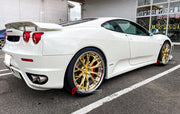 We manufacture premium quality forged wheels for FERRARI F430 2004 - 2009&nbsp;in any design, size, color.

THIS WHEEL DESIGN CAN BE CUSTOM-MADE FOR YOUR CAR IN ANY SIZE AND COLOR OPTIONS
Available in monoblock, 2-piece, 3-piece, duoblock, beadlock
3D wheel renderings are provided according to the exact dimensions and specifications requested by the client, ensuring proper fitment for their car prior to production

OPTIONS:&nbsp;

Brushed, polished, chrome, dual-color, milled face&nbsp;&nbsp;
Floating spinn