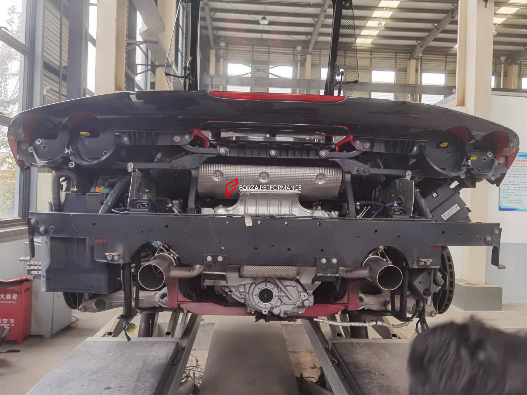 Exhaust System For Ferrari F8
