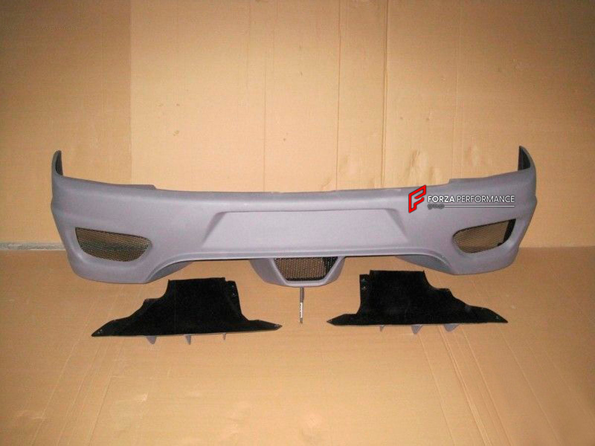 FIBERGLASS REAR BUMPER for FERRARI 360 MODENA 1999 - 2005 FORZA PERFORMANCE Custom Fit