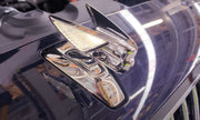 FLYING B HOOD BONNET MASCOT ORNAMENT EMBLEM for BENTLEY FLYING SPUR 2019 - 2023 Forza Performance Custom fit OEM Style

Set includes:
Flying B Hood Bonnet Emblem
Black or Silver Polished Finish (your choice)

Material: Steel

NOTE: Only the emblem is supplied, the original mounting brackets must be reused from your car. Professional installation is required.