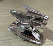 FLYING B HOOD BONNET MASCOT ORNAMENT EMBLEM for BENTLEY FLYING SPUR 2019 - 2023 Forza Performance Custom fit OEM Style

Set includes:
Flying B Hood Bonnet Emblem
Black or Silver Polished Finish (your choice)

Material: Steel

NOTE: Only the emblem is supplied, the original mounting brackets must be reused from your car. Professional installation is required.