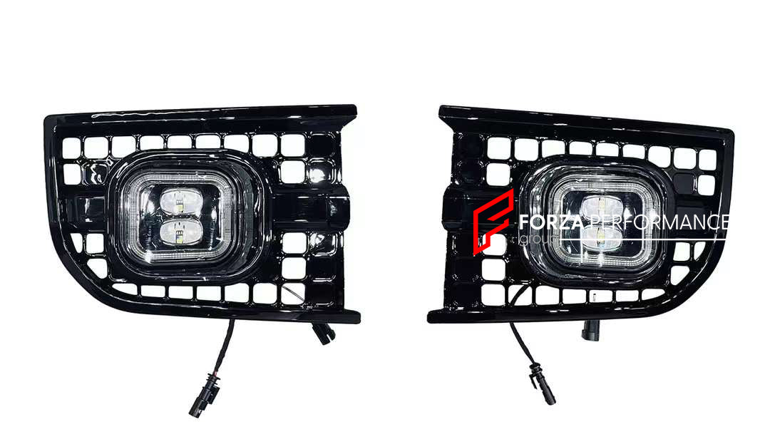 FRONT LED FOG LIGHTS WITH BUMPER AIR VENTS for LAND ROVER DEFENDER L663 2020+  Set includes:  Fog Lights with Bumper Air Vents