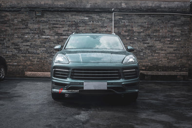 BODY KIT for PORSCHE CAYENNE 9Y 2019-2023

Set includes:

Front Lip
Rear Diffuser

Material: Plastic

NOTE: Professional installation is required. Factory LED DRL must be reused.