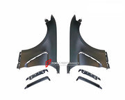 BODY KIT for FORD MUSTANG 2015 - 2020

Set includes:

Front Bumper
Rear Diffuser
Exhaust Tips
Rear Spoiler
Hood
Front Fenders (Steel)

Material: Plastic

Note: Professional installation is required.