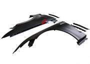 BODY KIT for FORD MUSTANG 2015 - 2020

Set includes:

Front Bumper
Rear Diffuser
Exhaust Tips
Rear Spoiler
Hood
Front Fenders (Steel)

Material: Plastic

Note: Professional installation is required.