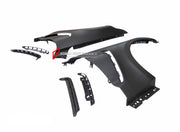 BODY KIT for FORD MUSTANG 2015 - 2020

Set includes:

Front Bumper
Rear Diffuser
Exhaust Tips
Rear Spoiler
Hood
Front Fenders (Steel)

Material: Plastic

Note: Professional installation is required.