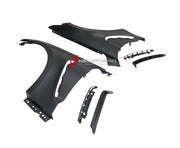 BODY KIT for FORD MUSTANG 2015 - 2020

Set includes:

Front Bumper
Rear Diffuser
Exhaust Tips
Rear Spoiler
Hood
Front Fenders (Steel)

Material: Plastic

Note: Professional installation is required.