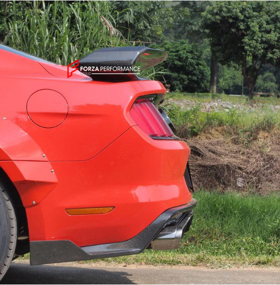 CARBON FIBER REAR SPOILER FOR FORD MUSTANG S550.1 2015-2017