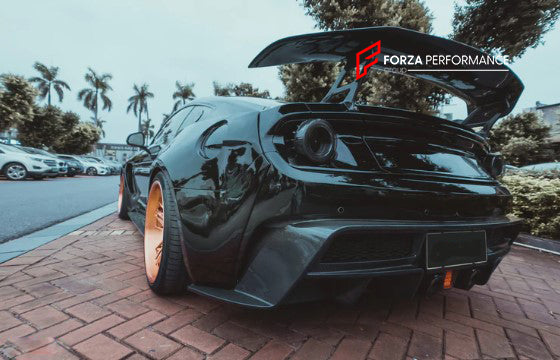 CARBON FIBER REAR SPOILER FOR FORD MUSTANG S550.1 2015-2017 V4