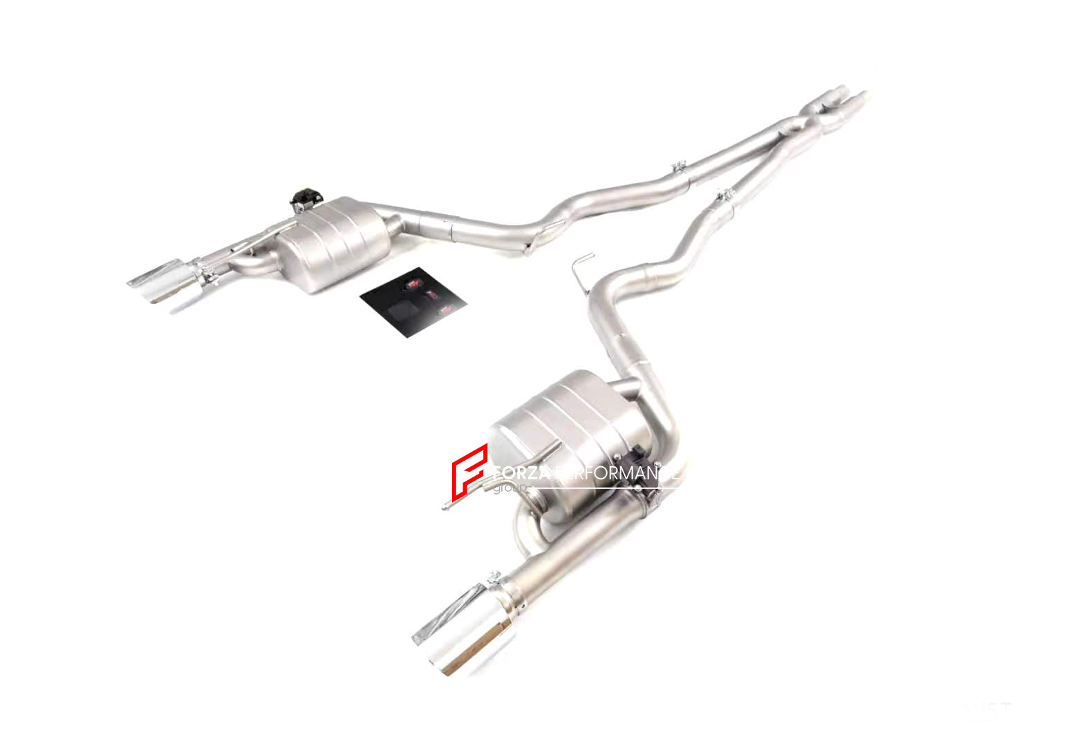 VALVED EXHAUST CATBACK MUFFLER for Ford Mustang S550 Facelift 5.0T