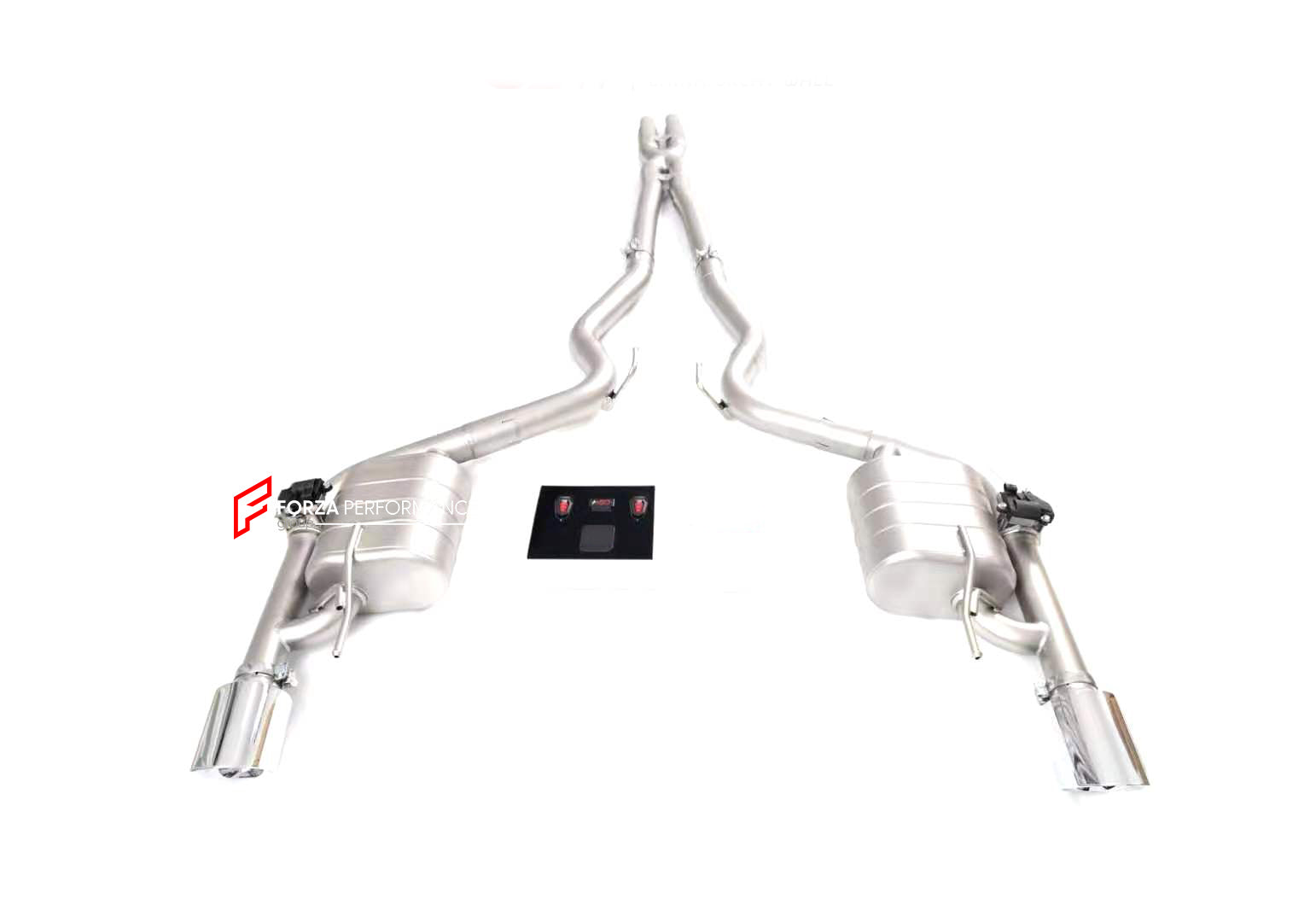 VALVED EXHAUST CATBACK MUFFLER for Ford Mustang S550 Facelift 5.0T