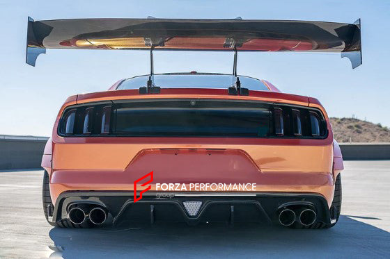 CARBON FIBER REAR DIFFUSER FOR FORD MUSTANG S550.1 2015-2017