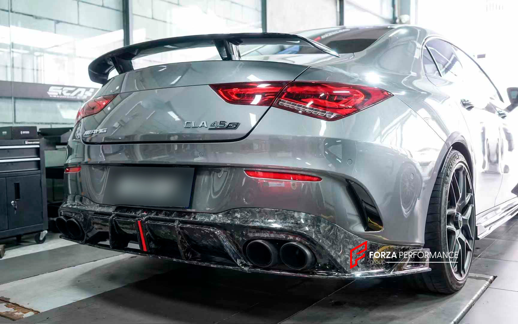 FORGED CARBON AERO KIT for MERCEDES-BENZ W118 CLA45 S AMG 2018+

Set includes:

Front Lip
Rear Diffuser

Material: Forged Carbon

Note: Professional installation is required.

* Each part can be sent separately. If you need, please contact us.

Payment ►
Visa
Mastercard
PayPal with a credit card (add 4.4% at checkout)
Payoneer
Cryptocurrency

Shipment ►
By express DHL/UPS/TNT/FedEx
To the local international airport
Special line by air
Special line by the sea
To Europe and the UK by train