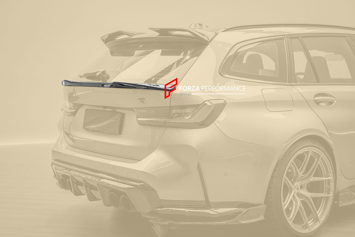 FORGED CARBON BODY KIT for BMW M3 G81 TOURING 2021+

Set includes:


Front lip
Front Grille
Front vent cover
Mirrors covers
Rear roof spoiler
Rear trunk spoiler

Rear Diffuser&nbsp;

Material: Forged Carbon Fiber

Note: Professional installation is required.

Contact us for pricing.