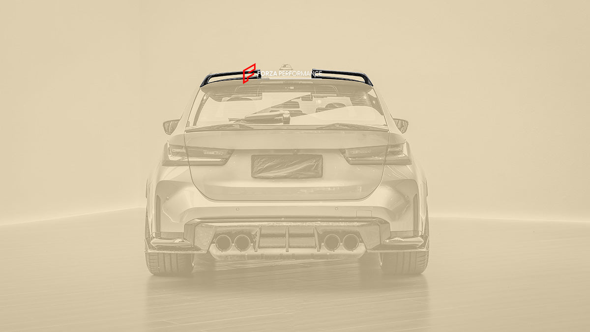 FORGED CARBON BODY KIT for BMW M3 G81 TOURING 2021+

Set includes:


Front lip
Front Grille
Front vent cover
Mirrors covers
Rear roof spoiler
Rear trunk spoiler

Rear Diffuser&nbsp;

Material: Forged Carbon Fiber

Note: Professional installation is required.

Contact us for pricing.