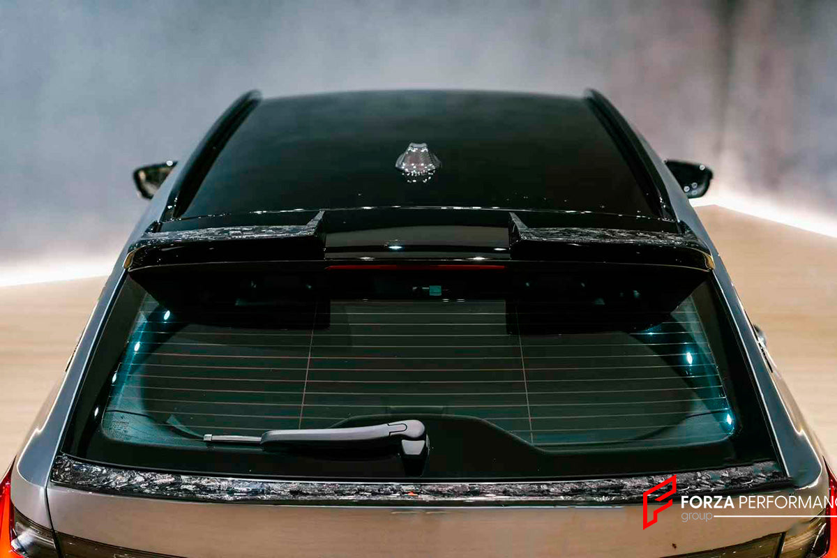 FORGED CARBON BODY KIT for BMW M3 G81 TOURING 2021+

Set includes:


Front lip
Front Grille
Front vent cover
Mirrors covers
Rear roof spoiler
Rear trunk spoiler

Rear Diffuser&nbsp;

Material: Forged Carbon Fiber

Note: Professional installation is required.

Contact us for pricing.