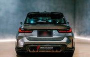 FORGED CARBON BODY KIT for BMW M3 G81 TOURING 2021+

Set includes:


Front lip
Front Grille
Front vent cover
Mirrors covers
Rear roof spoiler
Rear trunk spoiler

Rear Diffuser&nbsp;

Material: Forged Carbon Fiber

Note: Professional installation is required.

Contact us for pricing.
