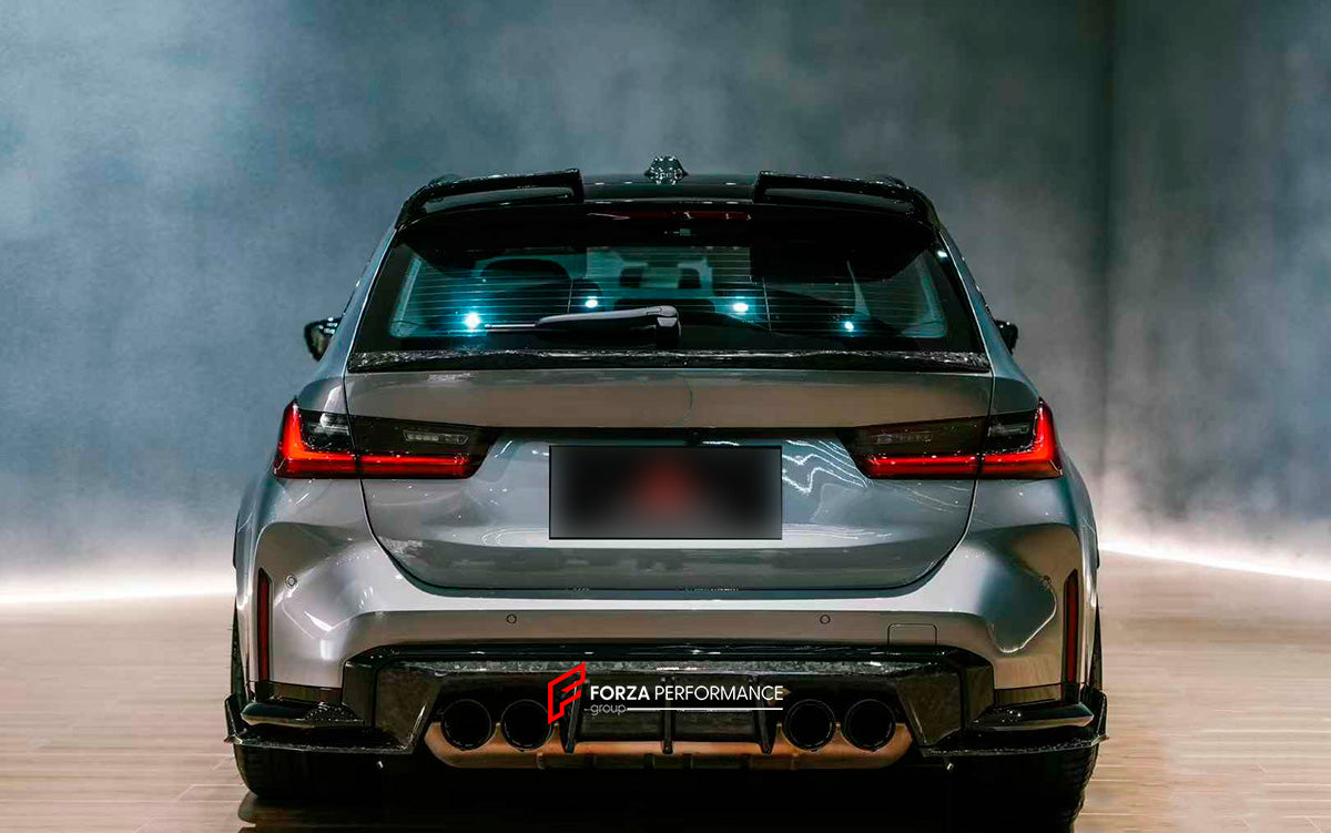 FORGED CARBON BODY KIT for BMW M3 G81 TOURING 2021+

Set includes:


Front lip
Front Grille
Front vent cover
Mirrors covers
Rear roof spoiler
Rear trunk spoiler

Rear Diffuser&nbsp;

Material: Forged Carbon Fiber

Note: Professional installation is required.

Contact us for pricing.