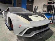 NOVITEC N-LARGO S FORGED CARBON WIDE BODY KIT for FERRARI F12  Set includes:  Front Bumper Side Skirts Side Fenders Rear Diffuser Rear Bumper Rear Spoiler