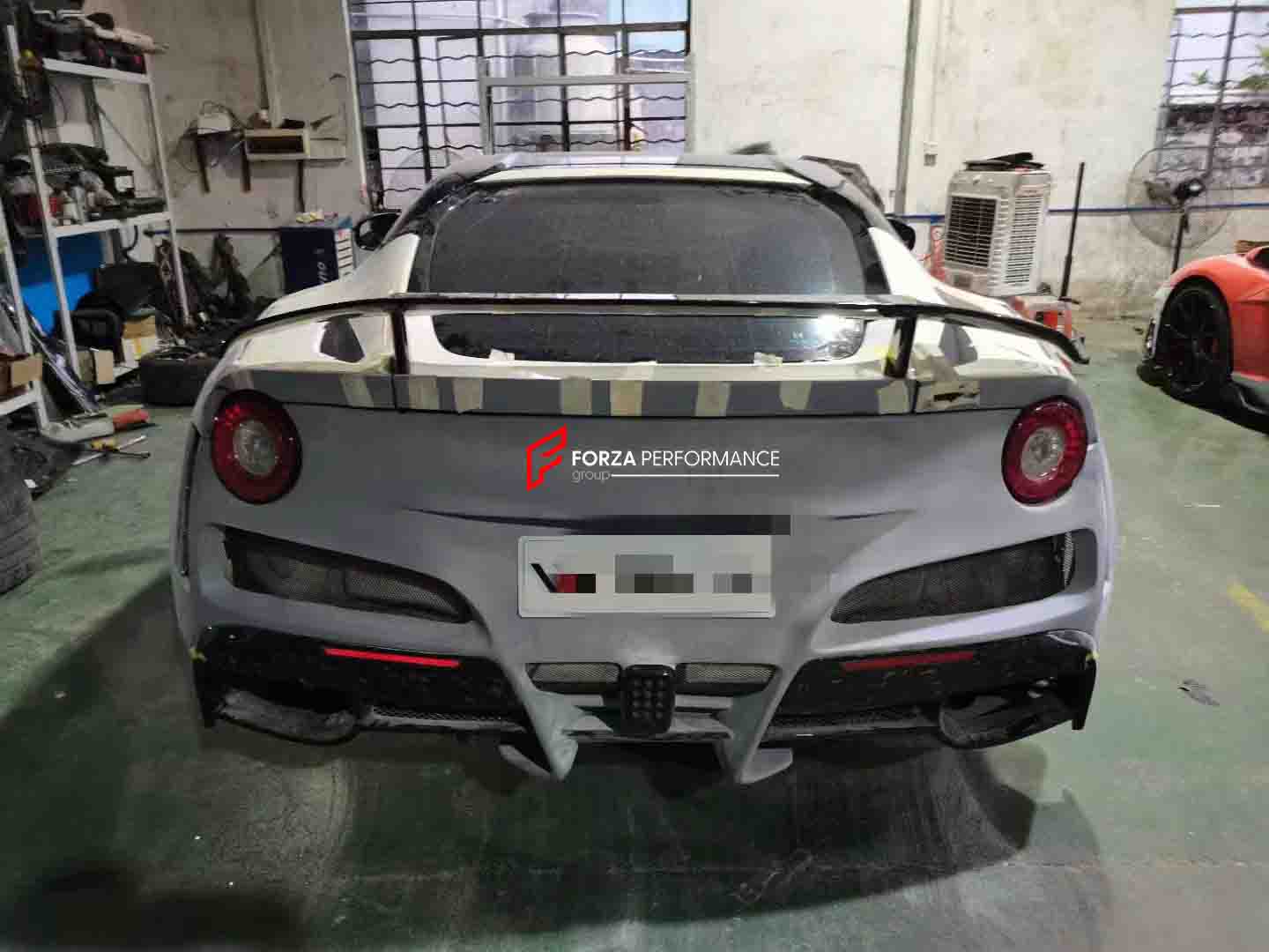 NOVITEC N-LARGO S FORGED CARBON WIDE BODY KIT for FERRARI F12  Set includes:  Front Bumper Side Skirts Side Fenders Rear Diffuser Rear Bumper Rear Spoiler