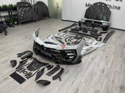 FORGED CARBON BODY KIT for LAMBORGHINI URUS SE 2024+ FORZA PERFORMANCE custom fit M Style

Set includes:
Front Lip
Front Bumper Assembly
Hood Bonnet
Front Fenders
Fender Flares
Side Skirts
Rear Spoiler Wing
Rear Bumper Assembly
Rear Diffuser

Material: Forged Carbon, Plastic

NOTE: Professional installation is required.