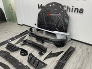 FORGED CARBON BODY KIT for LAMBORGHINI URUS SE 2024+ FORZA PERFORMANCE custom fit M Style

Set includes:
Front Lip
Front Bumper Assembly
Hood Bonnet
Front Fenders
Fender Flares
Side Skirts
Rear Spoiler Wing
Rear Bumper Assembly
Rear Diffuser

Material: Forged Carbon, Plastic

NOTE: Professional installation is required.