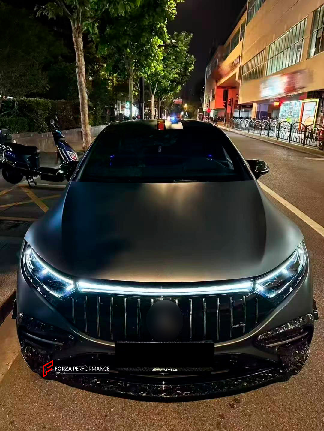 FORGED CARBON BODY KIT for MERCEDES BENZ EQS V297 2021+ EQE V295 2022+

Set includes:

Front Lip
Front Bumper Air Vents
Front Bumper Canards
Rear Diffuser

Material: Forged Carbon

NOTE: Professional installation is required.