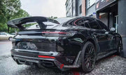 FORGED CARBON BODY KIT for PORSCHE PANAMERA 971.2 2021 - 2024

Front Lip
Front Bumper Canards
Side Skirts
Rear Spoiler
Rear Diffuser

Material: Forged Carbon

NOTE: Professional installation is required