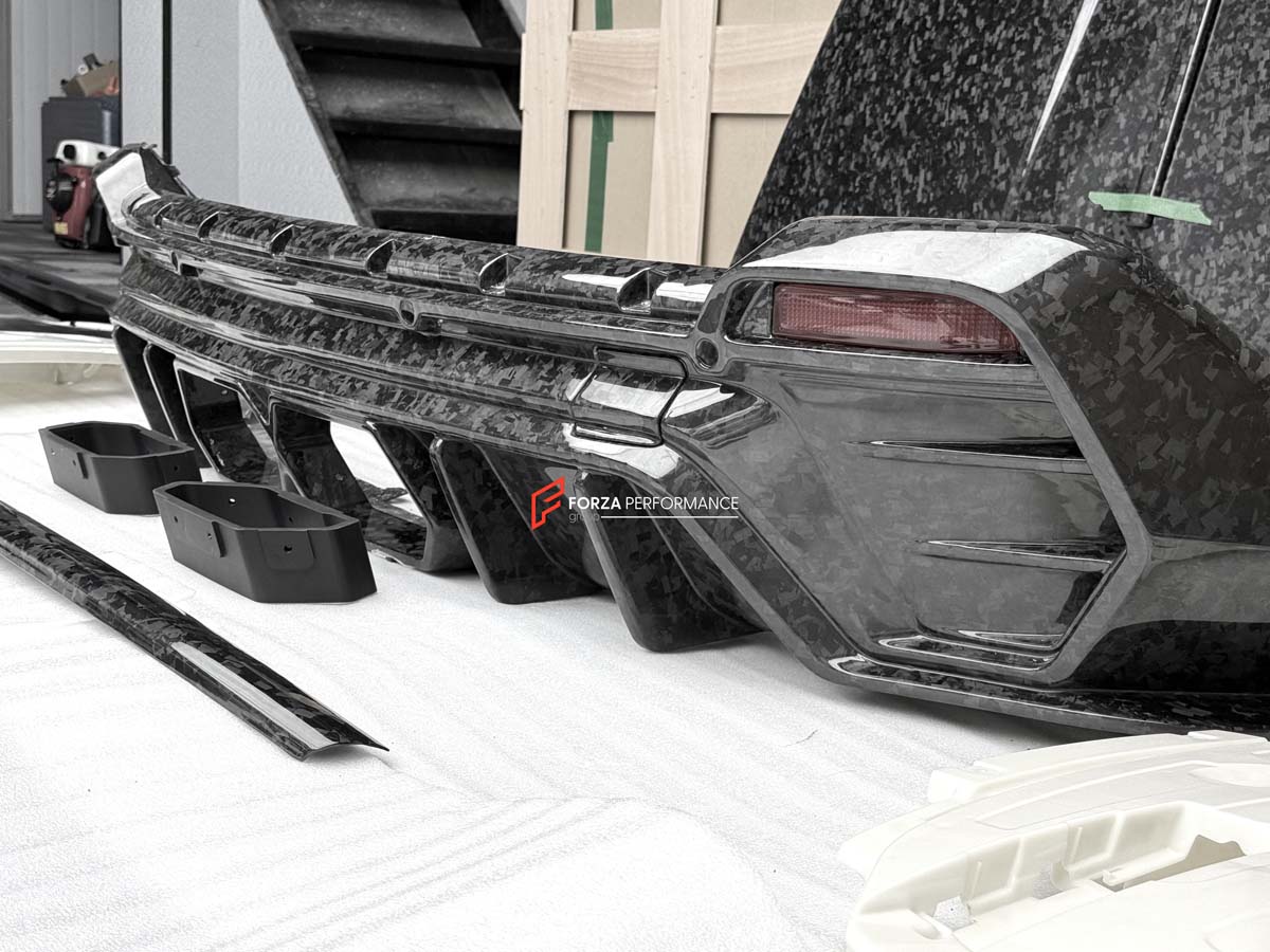 FORGED CARBON CONVERSION BODY KIT for ROLLS-ROYCE CULLINAN SERIES 1 2018 - 2025 upgrade to SERIES 2 FACELIFT



Set includes:

Front Lip
Front Bumper
Front Bumper Meshes

Headlights
Front Grille Frame
Hood / Bonnet
Front Fenders
Fenders Flares
Door Covers
Side Skirts
Roof Spoiler
D-Pillar Panel
Rear Trunk Spoiler
Rear Panel
Rear Bumper
Rear Diffuser
Exhaust Tips
Exhaust Mufflers
Material: Dry Carbon