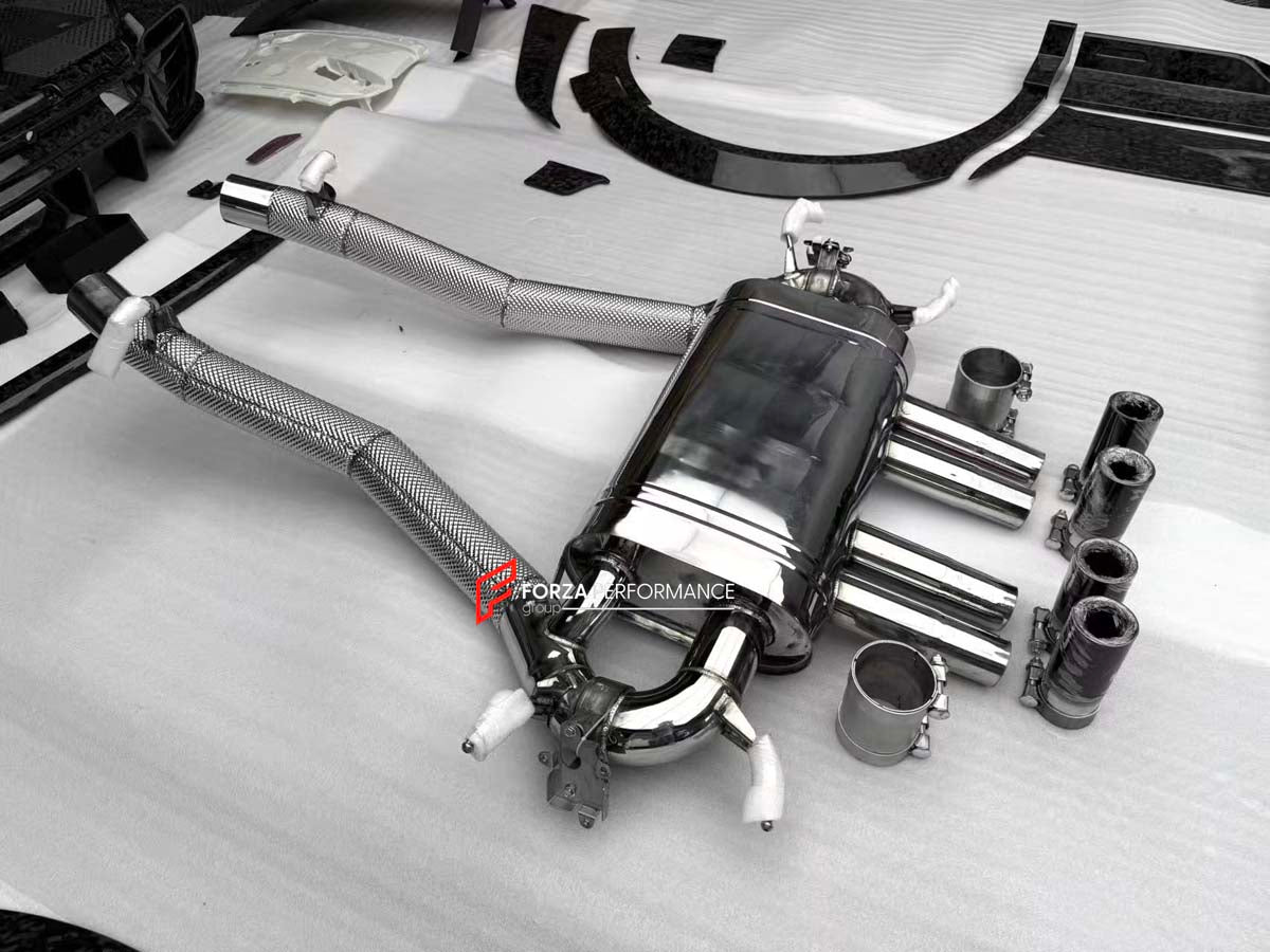 FORGED CARBON CONVERSION BODY KIT for ROLLS-ROYCE CULLINAN SERIES 1 2018 - 2025 upgrade to SERIES 2 FACELIFT



Set includes:

Front Lip
Front Bumper
Front Bumper Meshes

Headlights
Front Grille Frame
Hood / Bonnet
Front Fenders
Fenders Flares
Door Covers
Side Skirts
Roof Spoiler
D-Pillar Panel
Rear Trunk Spoiler
Rear Panel
Rear Bumper
Rear Diffuser
Exhaust Tips
Exhaust Mufflers
Material: Dry Carbon
