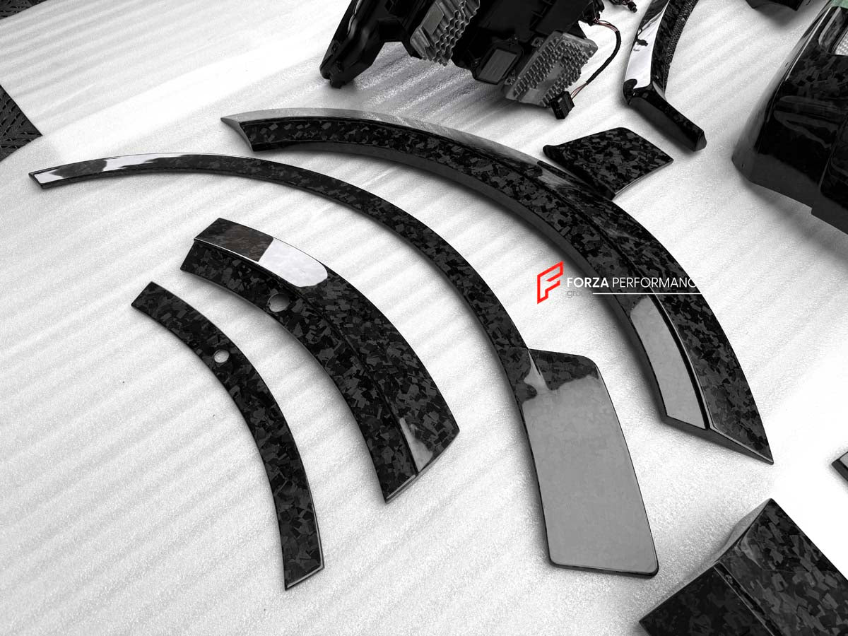 FORGED CARBON CONVERSION BODY KIT for ROLLS-ROYCE CULLINAN SERIES 1 2018 - 2025 upgrade to SERIES 2 FACELIFT



Set includes:

Front Lip
Front Bumper
Front Bumper Meshes

Headlights
Front Grille Frame
Hood / Bonnet
Front Fenders
Fenders Flares
Door Covers
Side Skirts
Roof Spoiler
D-Pillar Panel
Rear Trunk Spoiler
Rear Panel
Rear Bumper
Rear Diffuser
Exhaust Tips
Exhaust Mufflers
Material: Dry Carbon