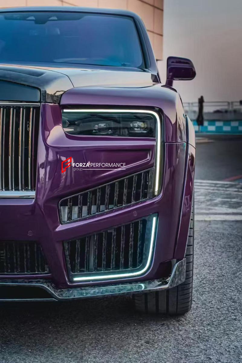FORGED CARBON CONVERSION BODY KIT for ROLLS-ROYCE CULLINAN SERIES 1 2018 - 2025 upgrade to SERIES 2 FACELIFT



Set includes:

Front Lip
Front Bumper
Front Bumper Meshes

Headlights
Front Grille Frame
Hood / Bonnet
Front Fenders
Fenders Flares
Door Covers
Side Skirts
Roof Spoiler
D-Pillar Panel
Rear Trunk Spoiler
Rear Panel
Rear Bumper
Rear Diffuser
Exhaust Tips
Exhaust Mufflers
Material: Dry Carbon