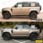 FORGED CARBON FIBER FENDER FLARES for LAND ROVER DEFENDER 110 L663 OCTA 2025+
Set includes:

Fender Flares
Material: Forged Carbon Fiber

NOTE: Professional installation is required.